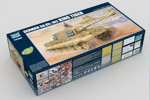 Trumpeter 00910 Kingtiger allemand 2en1 (tourelle Henschel tourelle Porsche) 1/16 – Bild 2