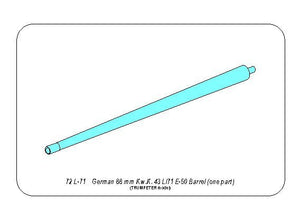 Canon Aber 72L-71 Germ.88 mm Kw.K. 43 L/71 E-50 (une pièce) (1/72) – Bild 8