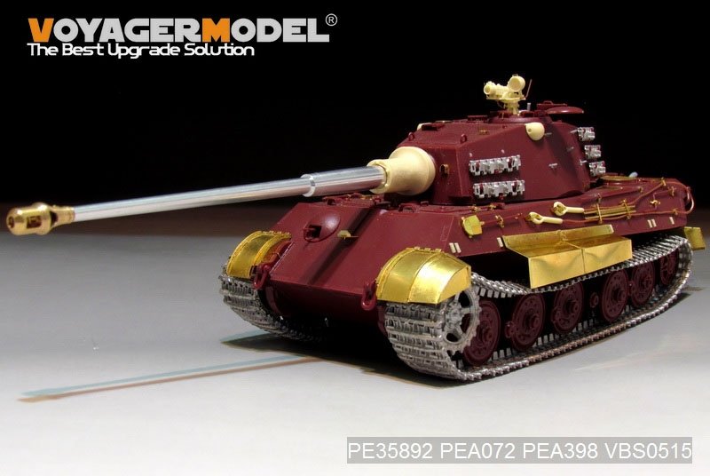 Maquette Voyager PE35892 Tigre royal allemand de la Seconde Guerre mondiale, version finale pour MENG 1/35 – immagine 2