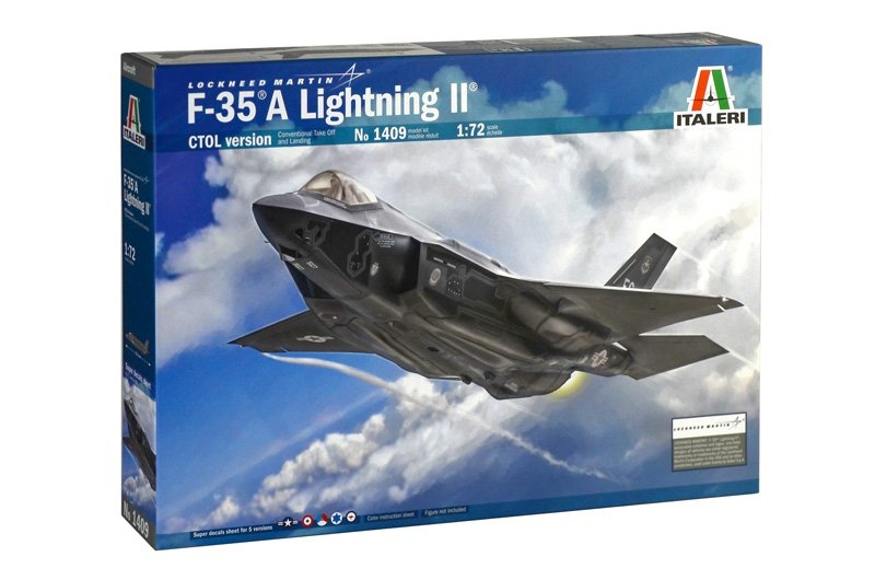 Italeri 1409 F-35 A LIGHTNING II CTOL version 1/72