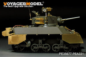 Voyager Model PEA331 WWII US M3A3 Stuart Ailes/Jupes latérales (POUR KIT AFV CLUB) 1/35 – immagine 2