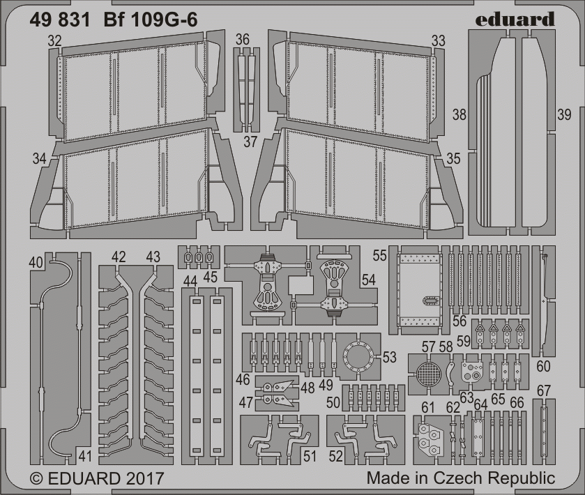 Eduard 49831 Bf 109G-6 ZVEZDA 1/48 