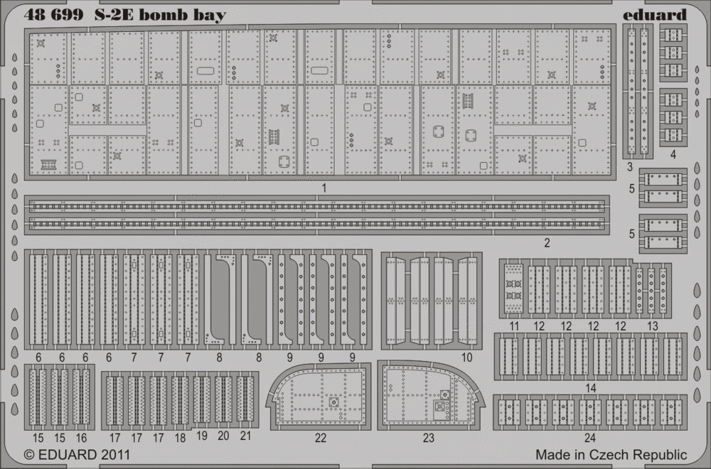 Eduard 48699 S-2E soute à bombes 1/48 Kinetic