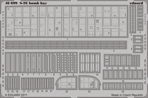 Eduard 48699 S-2E soute à bombes 1/48 Kinetic