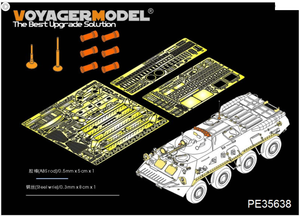 Voyager Model PE35638 Mordern Russian BTR-80 basic (smoke discharger include) (For TRUMPETER 01594) 1/35 – zdjęcie 2