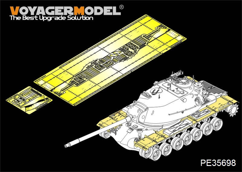 Garde-boues pour char lourd US M103A1, modèle Voyager PE35698, pour DRAGON 3548, échelle 1/35