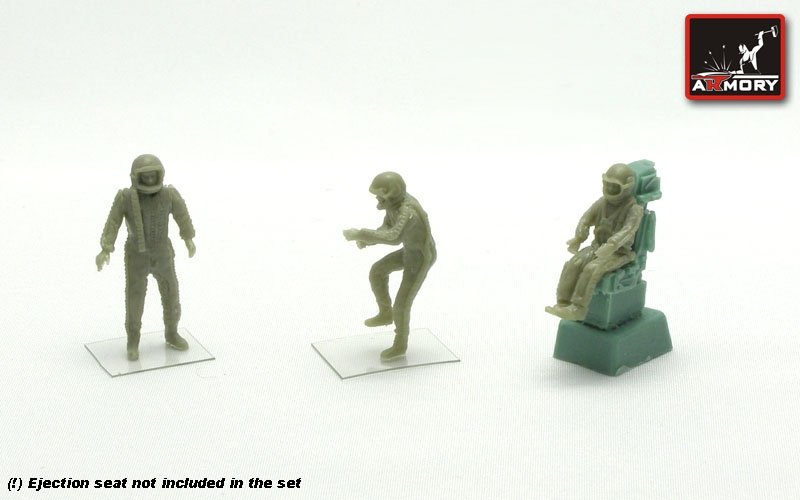 Maquettes Armory Models F7213 Pilotes soviétiques (aviation de défense aérienne moderne) 1/72