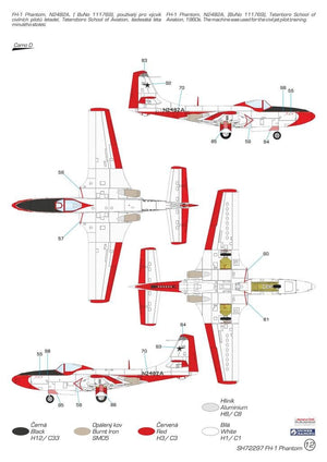 Special Hobby 72297 FH-1 Phantom Équipes de démonstration et d&amp;#39;entraînement 1/72 – image 5