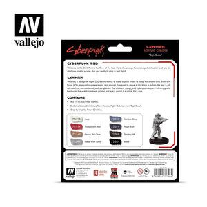 Vallejo 72308 Coffret de peinture Cyberpunk RED Lawmen (8 x 17 ml) – image 2