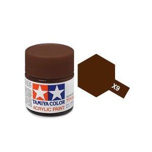 Tamiya 81009 Acryl X-9 Brun 23 ml