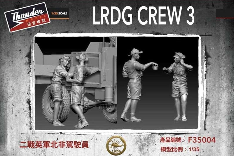 Maquette Thunder F35004 LRDG Équipage 3 1/35