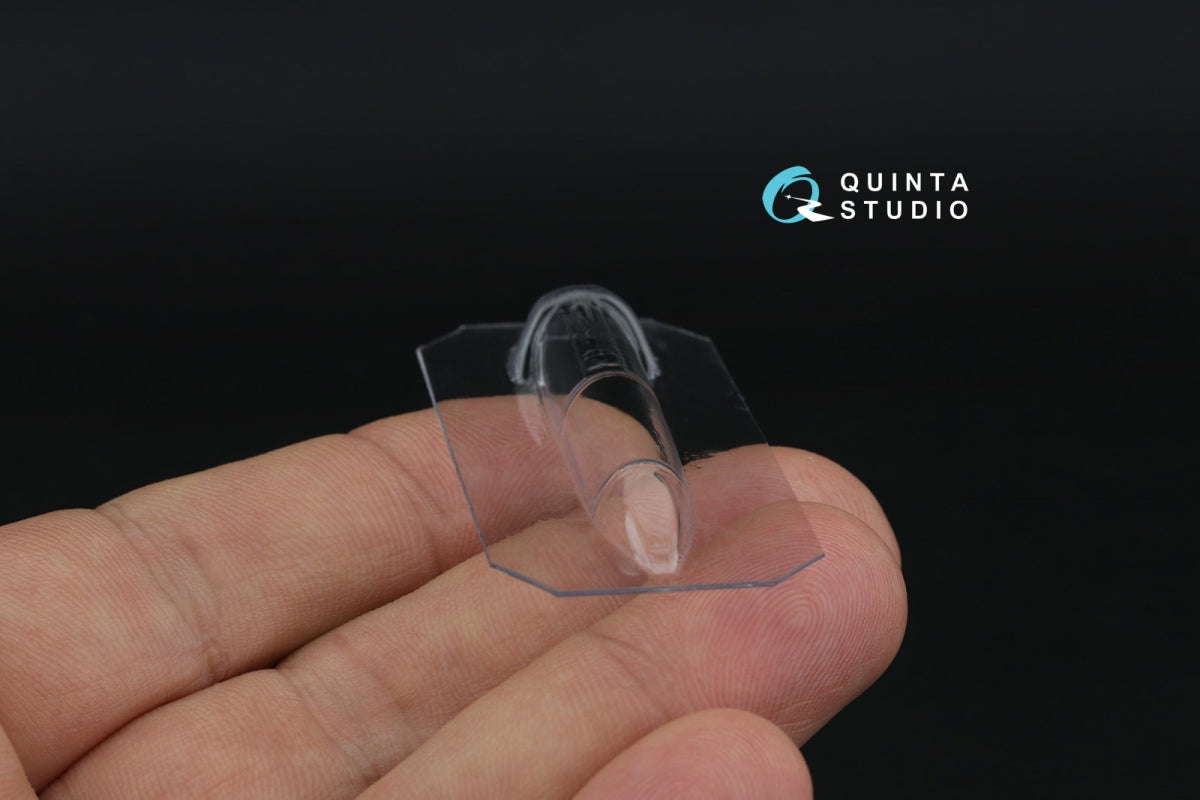 Quinta Studio QC72009 MiG-21UM vacuumed clear vacuformed canopy (for KP kit) 1/72