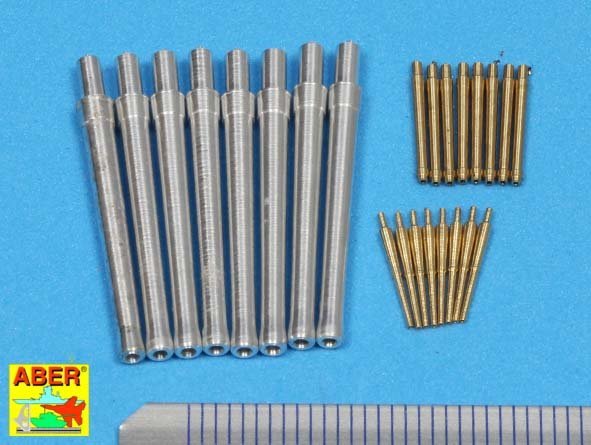 Ensemble de canons Aber 350L-64 pour cuirassé HMS Warspite - 15&amp;quot; Mk.Ix 8 ; 6&amp;quot; Mk.XII x 8 ; 4&amp;quot; Mk.XVI x 8 (1/350) – Bild 2