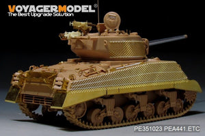 Maquette Voyager PEA441 WWII US Sherman M4A3 Sommerville Matting (GP) 1/35 – image 4
