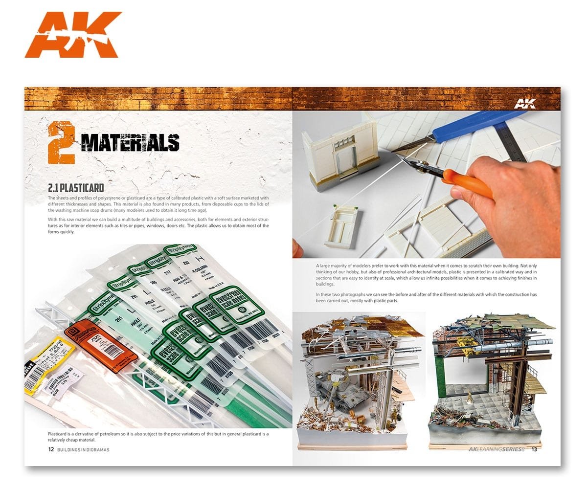 AK Interactive AK256 AK LEARNING 09 : LE GUIDE ULTIME POUR CRÉER DES BÂTIMENTS DANS DES DIORAMAS (Anglais)  – imagen 4