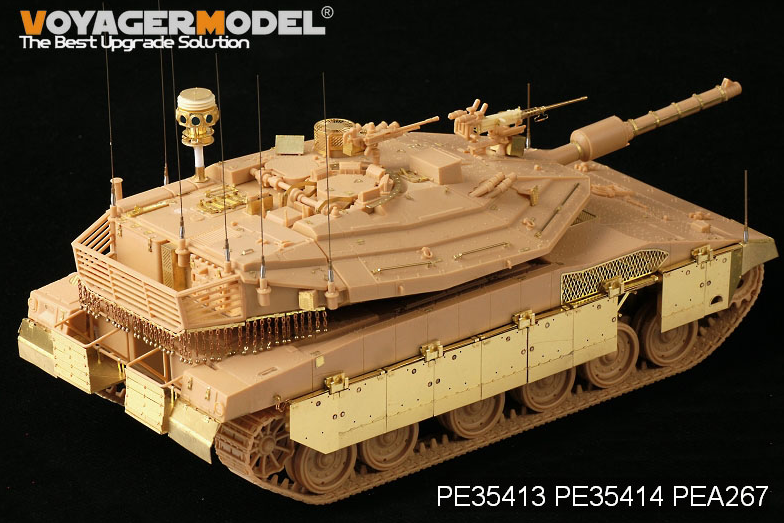 Modèle Voyager PEA267 IDF Merkava MBT IV Système de protection active WindBreaker (GP) 1/35 – immagine 3