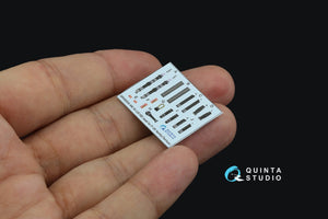 Intérieur imprimé en 3D et coloré sur papier décalcomanie Quinta Studio QD48288 F-35A (Tamiya) 1/48 – Bild 10