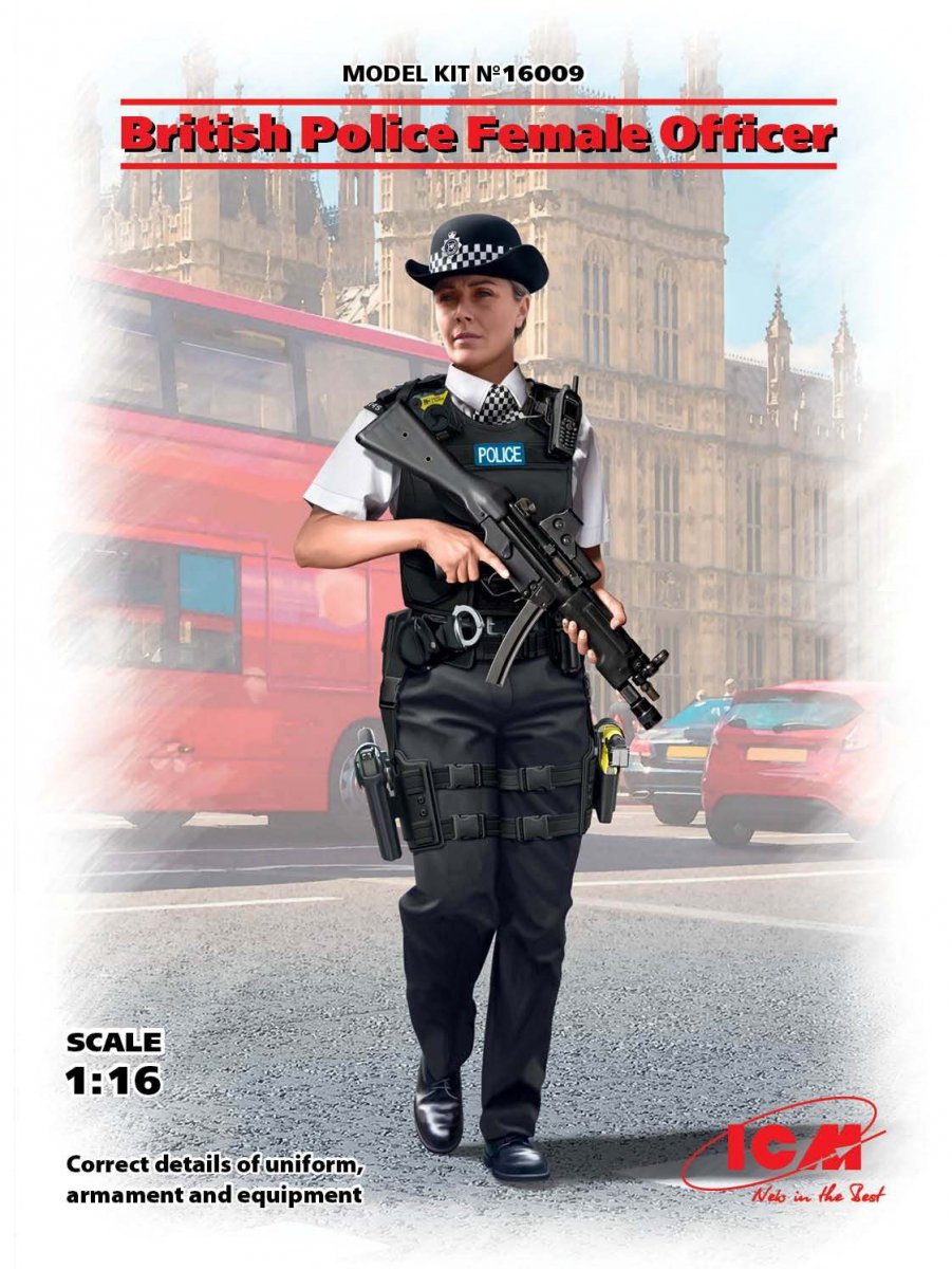 ICM 16009 Officier de police britannique (femme) 1/16