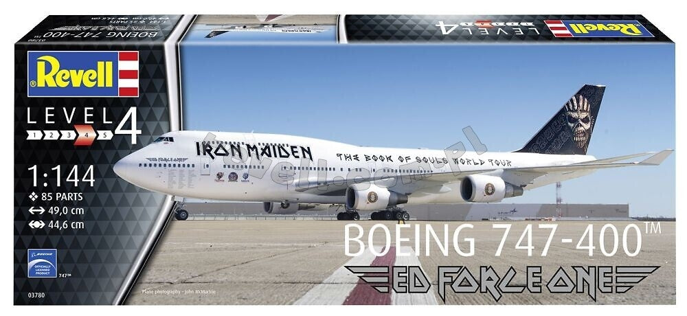 Revell 03780 Boeing 747-400 Ed Force One 1/144 – imagen 2
