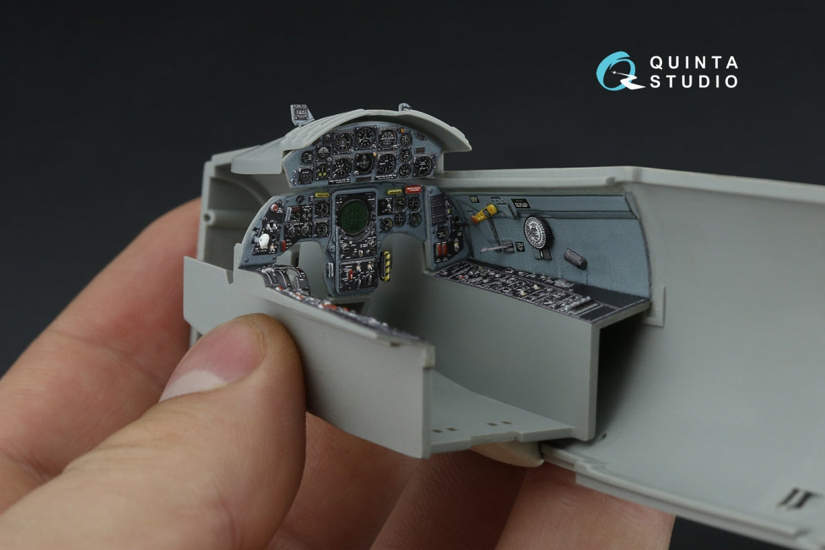 Intérieur imprimé en 3D et coloré sur papier décalcomanie Quinta Studio QD32246 F-104A (Italeri) 1/32 – immagine 12