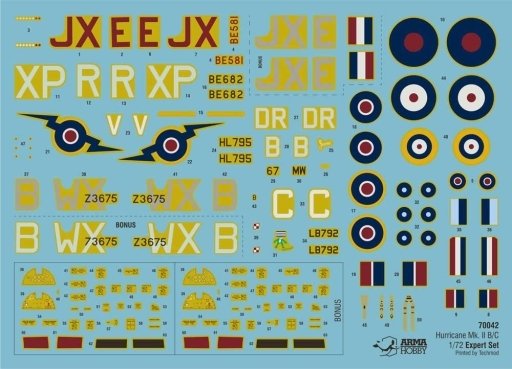Arma Hobby 70042 Hurricane Mk II b/c Expert Set 1/72 – image 17