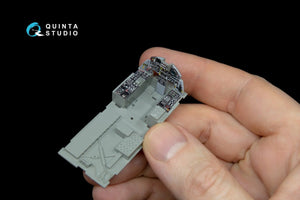 Intérieur imprimé en 3D et coloré sur papier décalcomanie Quinta Studio QD48038 F-15A (pour kit GWH) 1/48 – Bild 4