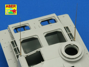 Tiges d&amp;#39;antenne allemandes Aber R-26 de 2 m (ensemble de 3 pièces) (1/35)  – image 4