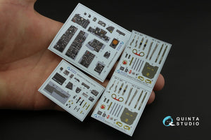 Intérieur imprimé en 3D et coloré sur papier décalcomanie Quinta Studio QD32037 F-4J (pour maquette Tamiya) 1/32 – image 2