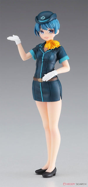 Hasegawa SP465 Egg Girls Collection 12 Sara Mayuki (CA) avec avion de ligne 1/20 – immagine 6