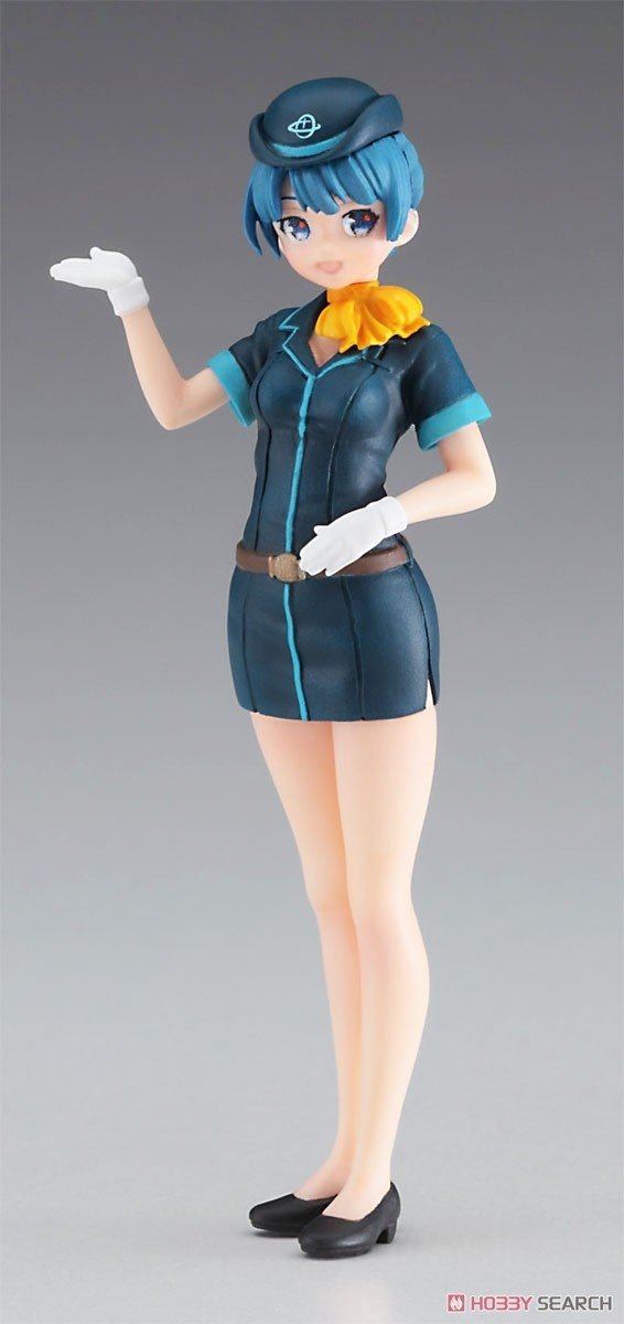 Hasegawa SP465 Egg Girls Collection 12 Sara Mayuki (CA) avec avion de ligne 1/20 – immagine 6
