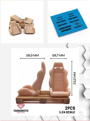 Sièges sport Yamamoto YMPTUN112 - Recaro Speed ​​1/24 – image 2