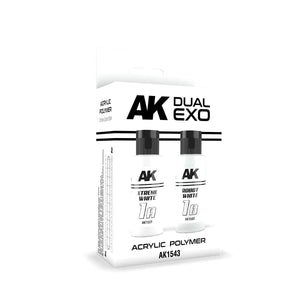 AK Interactive AK1543 DUAL EXO SET 1 – 1A BLANC EXTRÊME &amp;amp; 1B BLANC ROBOT