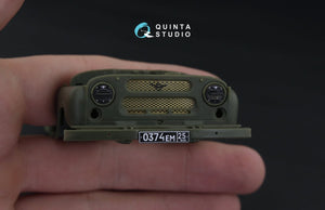 Intérieur imprimé en 3D et coloré sur papier décalcomanie Quinta Studio QD35010 UAZ 469 (pour maquette Trumpeter) 1/35 – image 3