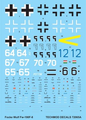 Techmod 72065 - Focke-Wulf Fw 190F-8 1/72