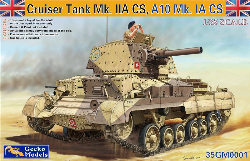 Gecko Models 35GM0001 CRUISER TANK MK.II ACS AVEC INTÉRIEUR (1/35)