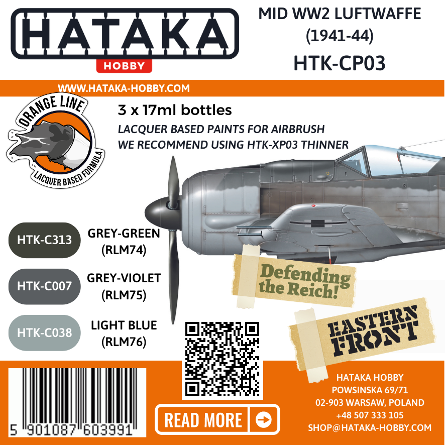 Hataka Hobby HTK-CP03 Milieu de la Seconde Guerre mondiale Luftwaffe (1941-44) – image 2