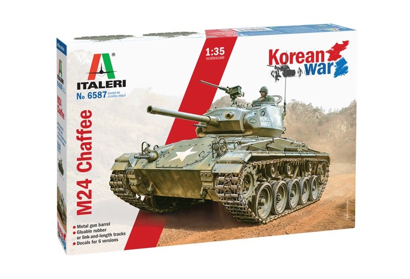Italeri 6587 M24 Chaffee Guerre de Corée 1/35