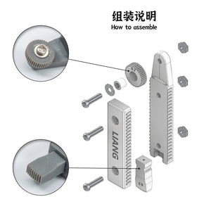 Outils Liang 0229A pour revêtement Zimmerit – immagine 8
