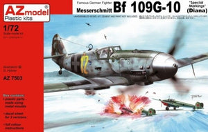 AZmodel AZ7503 Messerschmitt Bf-109G-10 « Marquages ​​spéciaux » (Diana) 1/72