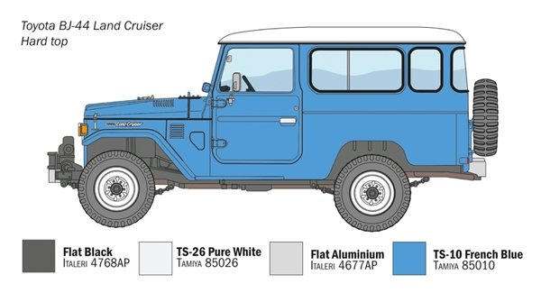 Italeri 3630 Toyota BJ44 Land Cruiser 1/24 – image 2