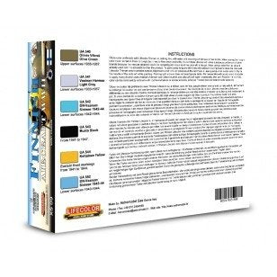 Coffret de peinture acrylique Lifecolor XS09 Avion finlandais 6 x 22 ml – imagen 2