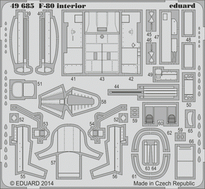 Intérieur du F-80 Eduard 49685 SA HOBBY BOSS 1/48 – image 2