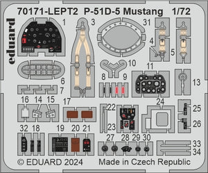 Eduard 70171 P-51D-5 Mustang - Édition ProfiPACK 1/72 – image 7