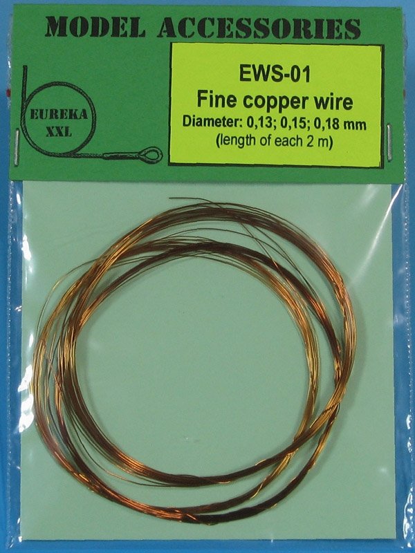 Fils de cuivre fins Eureka XXL EWS-01 0,13 mm / 0,15 mm / 0,18 mm