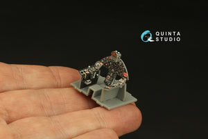 Intérieur imprimé en 3D et coloré sur papier décalcomanie Quinta Studio QD48365 F8F-1 Bearcat (Hobby Boss) 1/48 – image 7