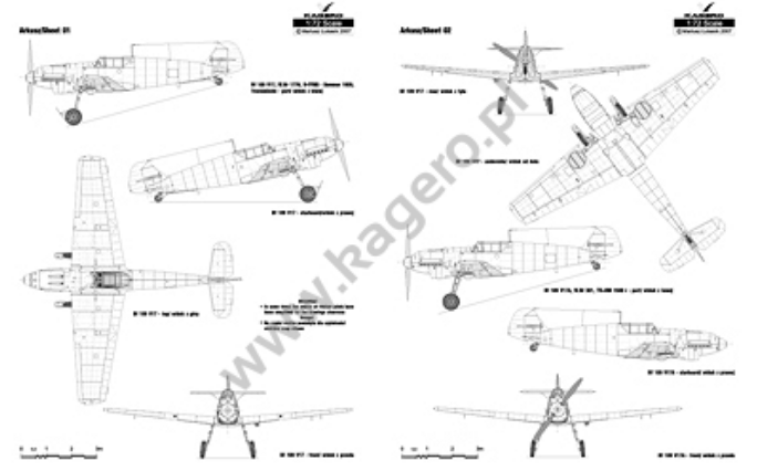 Kagero 7096 Messerschmitt Bf 109 T EN/PL – immagine 2