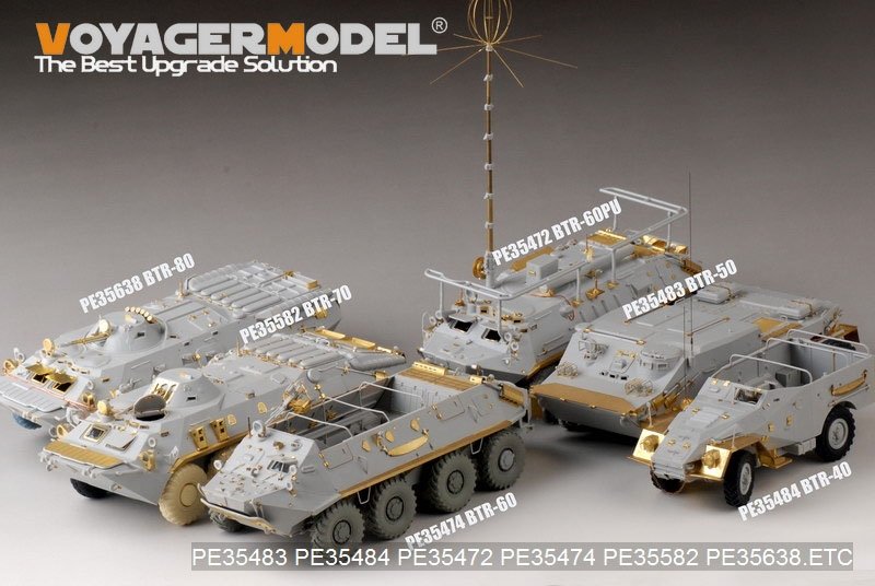 Maquette Voyager PE35473 BTR-60P APC russe moderne pour TRUMPETER 01542 1/35 – immagine 12