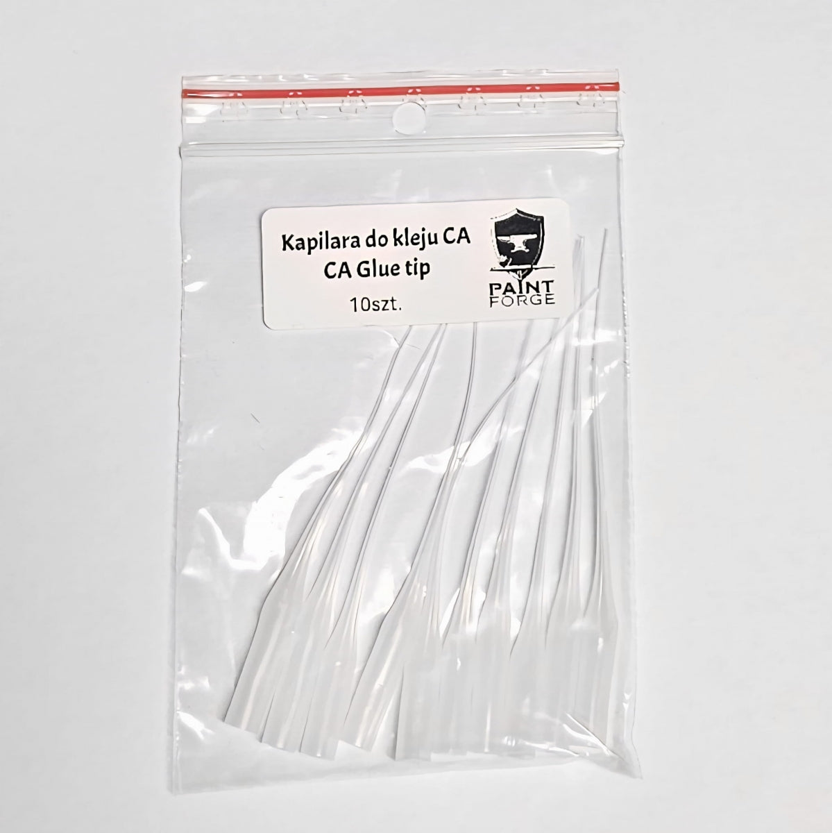 Capillaire Paint Forge PFOT9002 pour adhésifs CA - Lot de 10