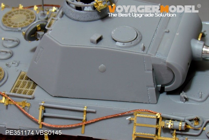 Maquette Voyager PE351174 Panther A allemand de la Seconde Guerre mondiale, version de base (pour MENG TS-046), échelle 1/35 – image 5