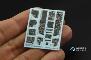 Intérieur imprimé en 3D et coloré sur papier décalcomanie Quinta Studio QD32111 F/A-18A++ (Academy) 1/32 – imagen 7